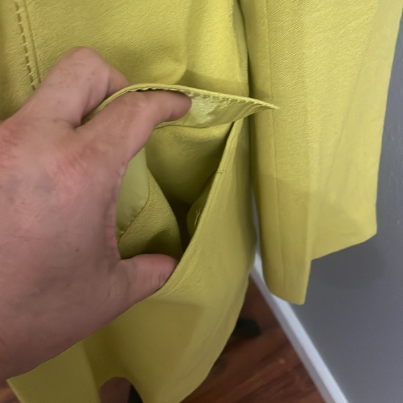 Givenchy Yellow Green Wool Blazer - Picture 3 of 12